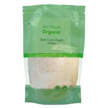 Just Natural Organic Raw Cane Sugar, 500g